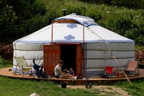 Vakantie in een yurt